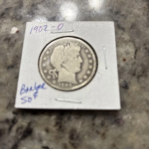 1902-O Barber Half Dollar Coin