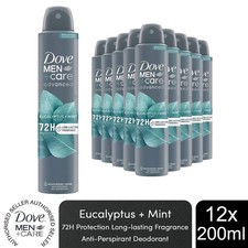 Dove Men+Care Advanced AntiPerspirant Deodorant Spray Eucalyptus + Mint,12x200ml