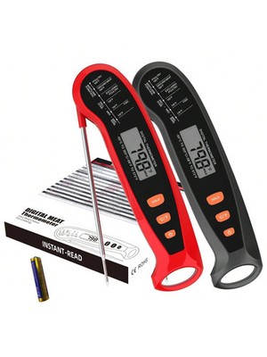 Foldable BBQ Thermometer   Fast Digital Food Temperature Gauge-UK