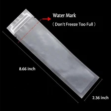 Popsicle Molds Bags, 50 Pack DIY Disposable Ice Pop Bags with Silicone Funnel...