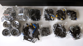 LEGO 8458 Technic: Silver Champion F1 Race Car & Truck Kit - NEW Sealed Bags