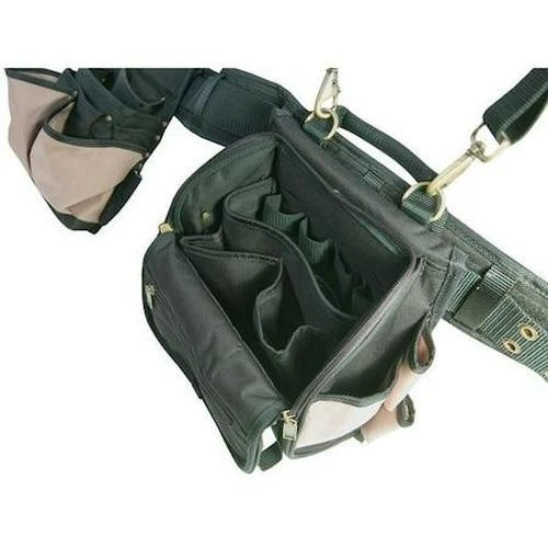 Tool Belt Rig 28 Pocket Black Padded Suspenders Drill Holder CLC Electrician - Image 2 of 4