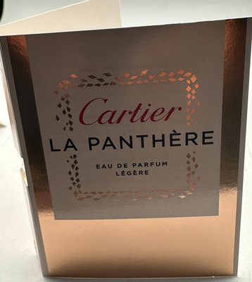 Cartier La Panthere Eau De Parfum Legere Vial Sample 0.05 oz - New Carded
