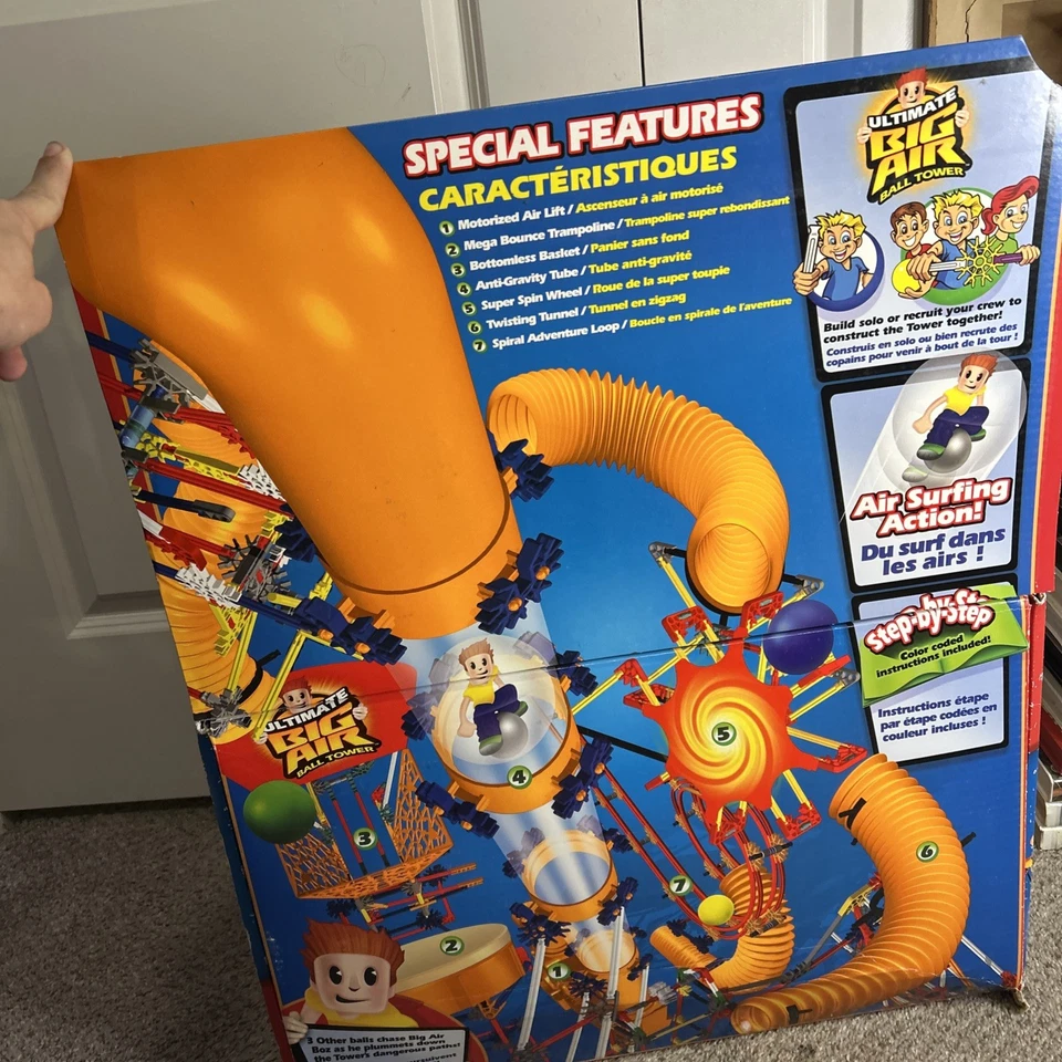 K’NEX Ultimate Big Air Ball Tower 63172 Rare 2004 Uncounted - Image 2 of 4