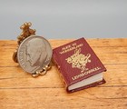 Vtg Illustrated Barbara Raheb Alice In Wonderland Book Dollhouse Miniature 1:12 — photo 7