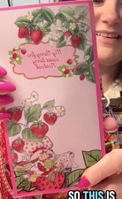 Handmade Reusable Sticker Set | Pocket + Traveler Size Strawberry Style