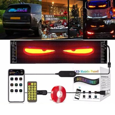 USB Dynamische Bunte Augen Lampe Soft Screen LED Auge für Auto Fenster Auto LED