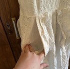 1950s Vintage Summer Dress Colton Eyelet White Cotton XS — photo 4
