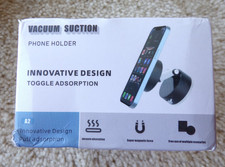 Vacuum Suction Phone Holder - Suction Cup Car Dash Desk Wall; c17