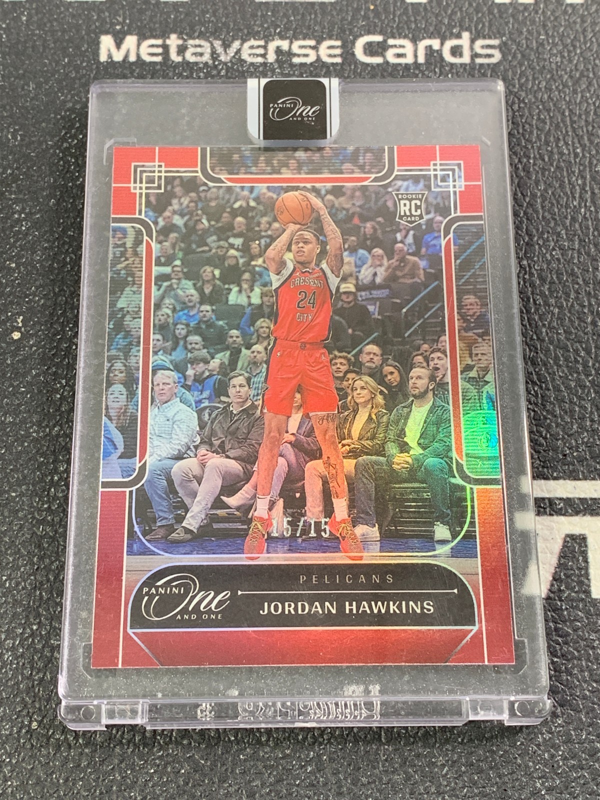 2023-24 Panini One and One Jordan Hawkins RC Rookie Red Base 15/15