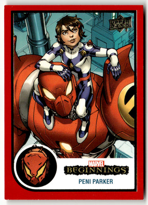 Upper Deck 2022 Marvel Beginnings Vol. 2 Series 1 No. 170 Peni Parker Red Base