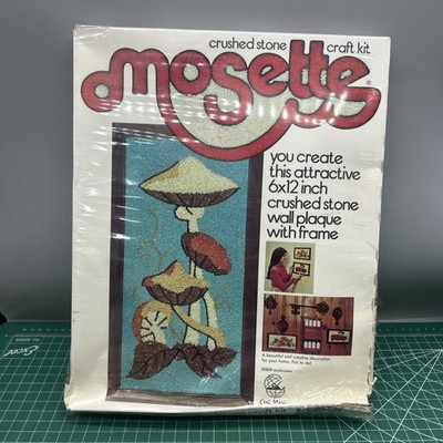Vintage Craft Master Mosette Crushed Stone Mushrooms 20808