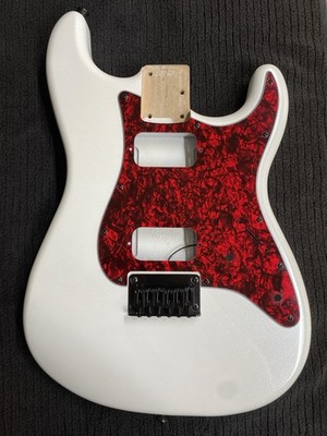 Fender Squire Contemporary Stratocaster Guitar Body & Custom Red Pickguard