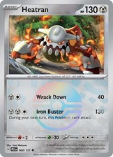Heatran (Poke Ball Pattern) Holo Uncommon SV: Prismatic Evolutions 068/131 NM