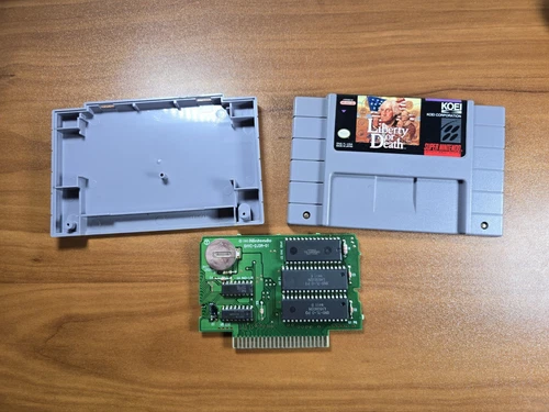Liberty or Death (SNES Super Nintendo, 1994) Authentic - Tested & Working