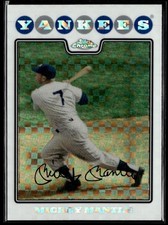 2008 Topps Chrome X-Fractor Mickey Mantle New York Yankees #7