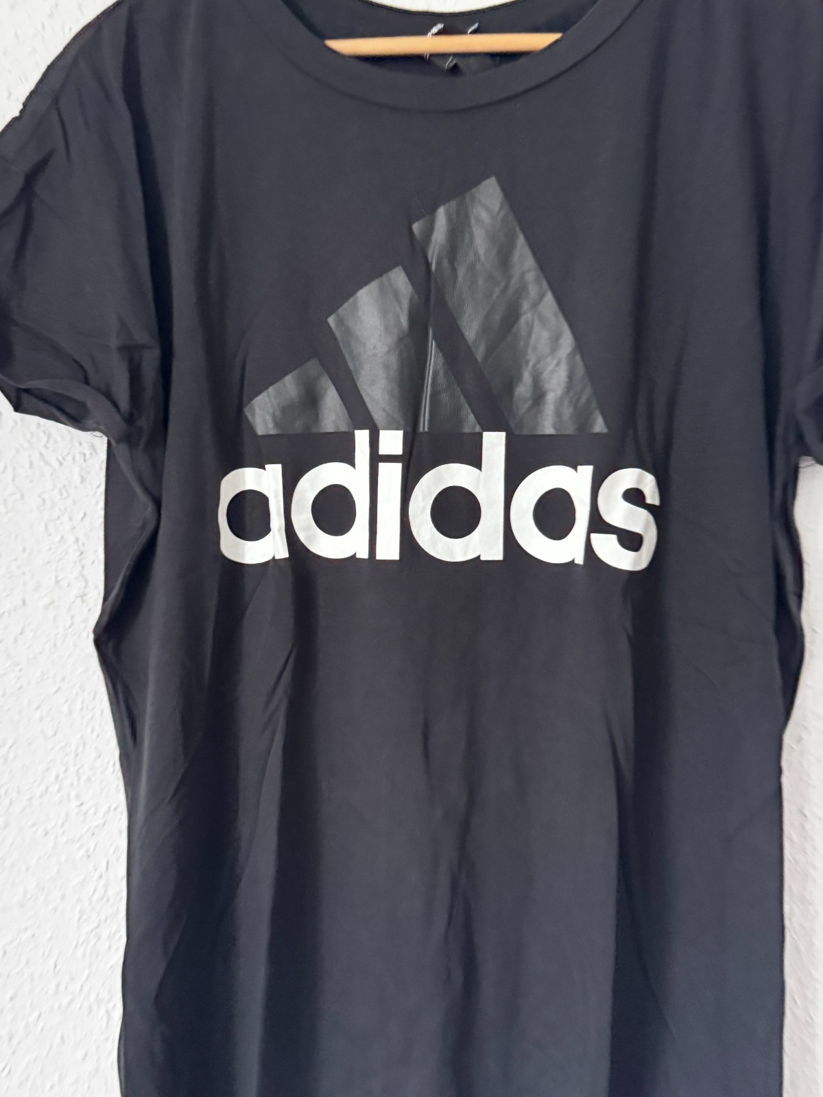 Adidas “Badge of Sport” Graphic Tee - Black - Men’s Large image 2