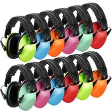 12 Pcs Kids Ear Protection Noise Cancelling Headphones Ear Muffs Bulk 27db Ad...