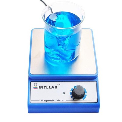 INTLLAB Magnetic Stirrer Stainless Steel Magnetic Mixer with stir bar No Heat...