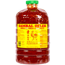 Huy Fong Sambal Oelek Ground Fresh Chili Paste 136 oz 8.5lb Pack of 2 10/2027