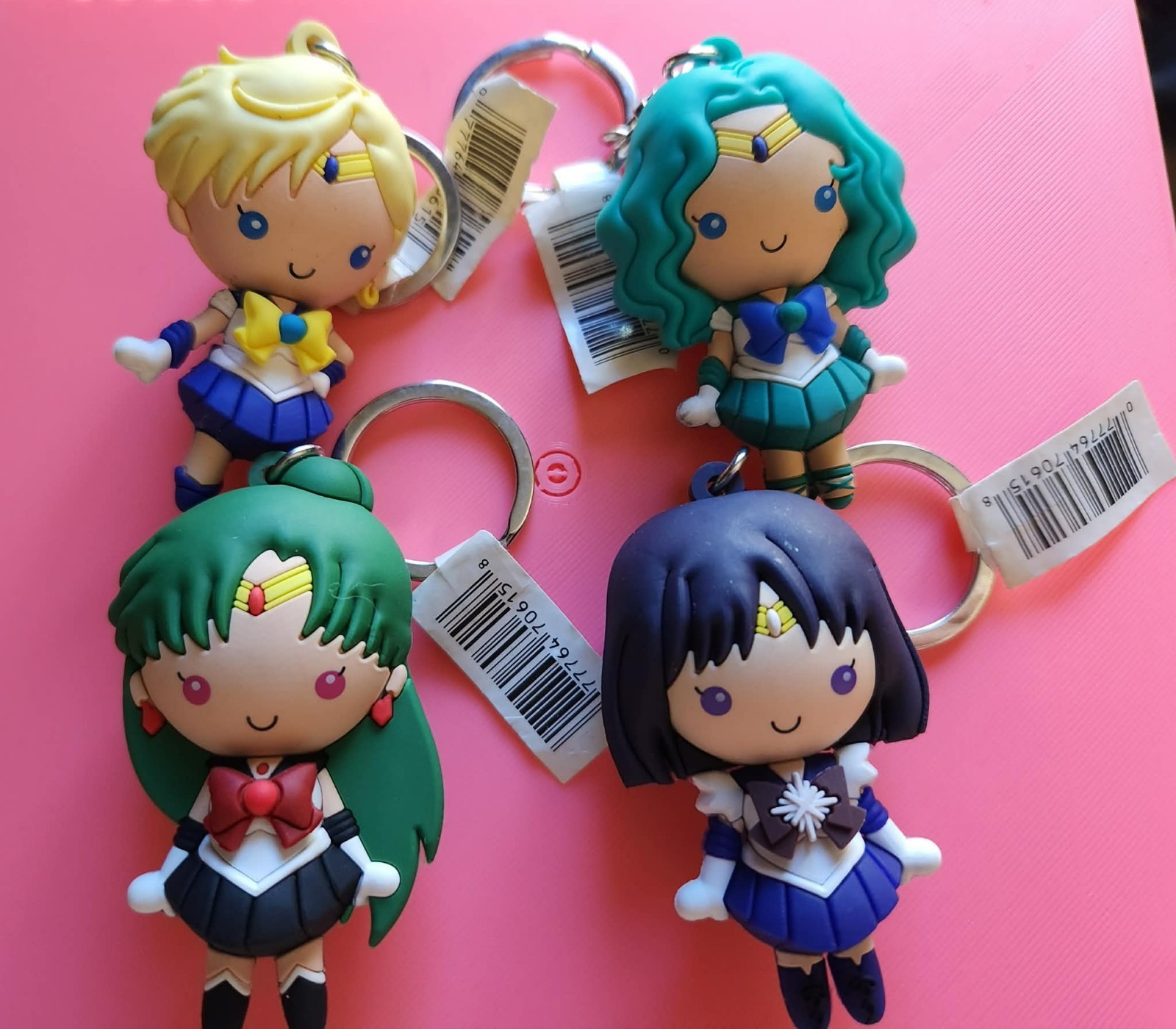 Sailor Moon Monogram Series 2 Figural Keychain Outer Uranus Neptune Pluto Saturn