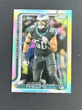 2025 Topps Chrome Refractor #192 Jaelan Phillips, Philadelphia Eagles