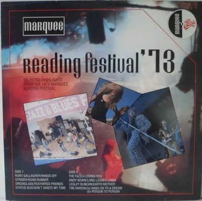 LP Greenslade, Rory Gallagher, Status Quo... Live At Reading Festival Marquee