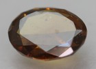 0.33 Carat Brown Orange Oval ROSE CUT Natural MINED Diamond 5.12X4.19mm W VIDEO — photo 2