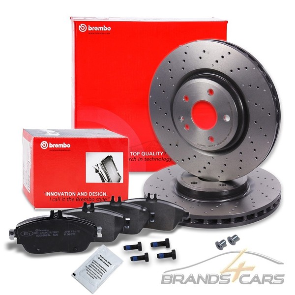 Brembo Bremsscheiben +BelÄGe Vorne FÜR Mercedes A-/B-/GLA-KLASSE W176 W246 CLA-image