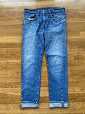 Levi's Made  Crafted 502 34x31 Selvedge Denim Jeans Slim Fit Organic Cotton