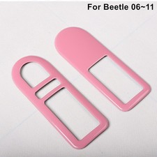 For Vw Beetle 20012011 Accessories 2x Pink Car Interior Door Handle Bowl Cover