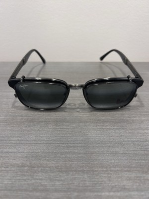 MAUI JIM Clip On Sunglasses Eyeglasses MJ 754-01B Caspian