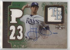 2014 Topps Triple Threads Future Phenoms Emerald /50 Jake Odorizzi #145 Auto 0bz