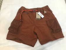 NWT 135.00 Nike Mens ACG Snowgrass Shorts Cinnamon Red Sz MEDIUM