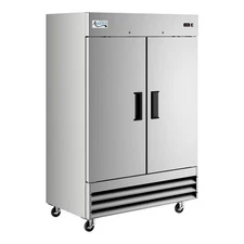 Avantco A-49F-HC 54" Solid Door Reach-In Freezer.