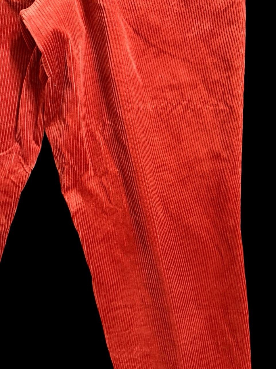 Hugo Boss Corduroy Pants Red Rust Slim Fit Cotton Size 32R EU 48 thumbnail 13