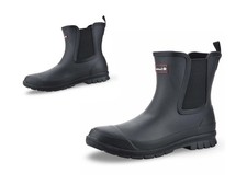 Womens Short Wellies Waterproof Garden Walking Chelsea Wellington  Boots Size