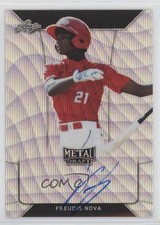 2018 Leaf Metal Draft Wave Foil Freudis Nova #BA-FN1 Auto 03j5