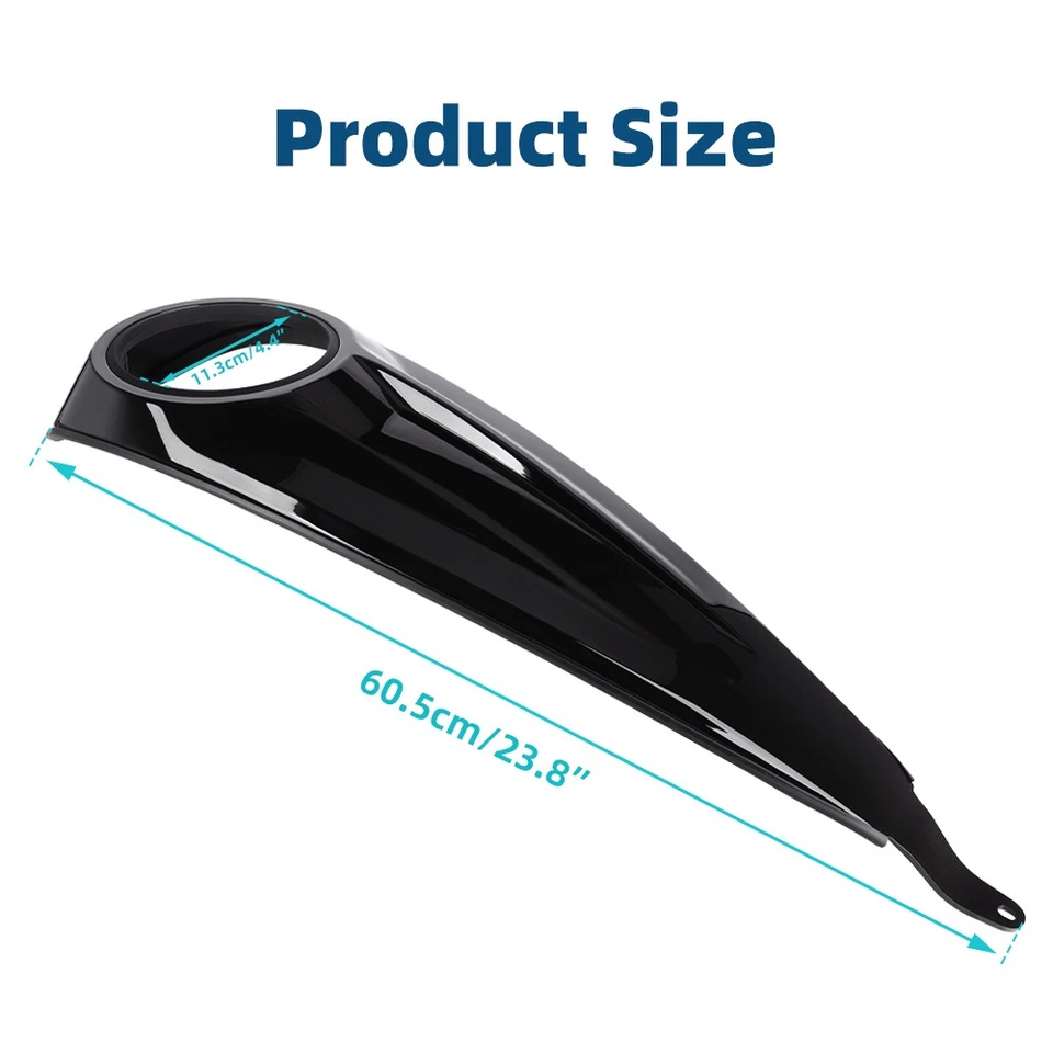 Fuel Tank Console Cover For Harley Touring CVO Street Glid 2023-2025 Gloss Black Foto 3 de 4