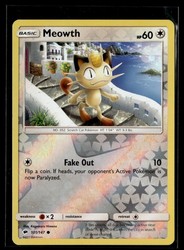 Meowth 101/147 Burning Shadows Reverse Holo