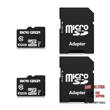 Micro Center 32GB Class 10 MicroSDHC Flash Memory Card with 32GB - 2 pack