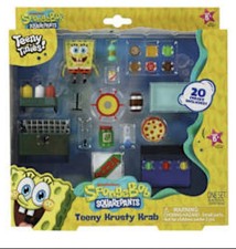 Teeny Tinies SpongeBob Squarepants Krustie Krab playset NEW