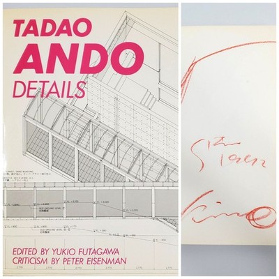 Tadao Ando Details GA Collectible rare Signed book by famous