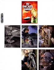 MY FAVORITE MARTIAN   TV SHOW    CUSTOM   NOVELTY TRADING CARD 6 CARDS   SET