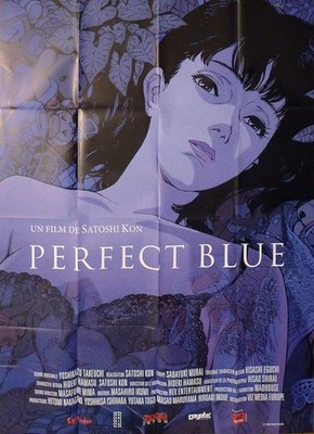 PERFECT BLUE - SATOSHI KON - MANGA - GROSSES FRANZÖSISCHES FILMPLAKAT NEUAUFLAGE