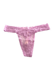 Victoria's Secret The Lacie Lace Thong Panty Lilac