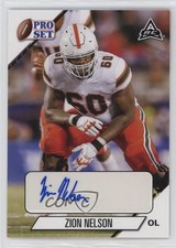 2021 Leaf Pro Set College Zion Nelson #PS-ZN1 Auto 1fb7