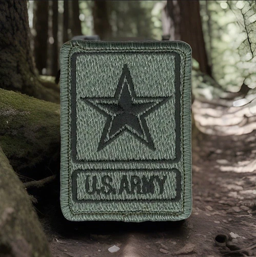ACU US Army Patch Army of One Star Fits VELCRO® BRAND Loop Fasteners (2 3/4" in)