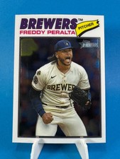 Freddy Peralta 2026 Topps Heritage Chrome Base #291 - Milwaukee Brewers
