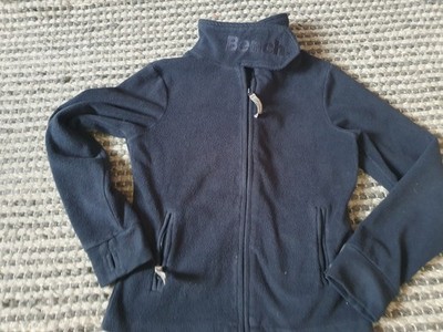 Bench Fleece Jacke Daumenloch Kragen Gr 140 dunkelbau